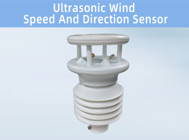 Ultrasonic wind speed and direction sensor