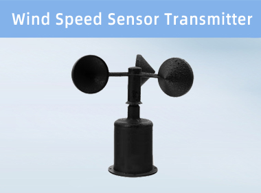 Wind speed sensor transmitter